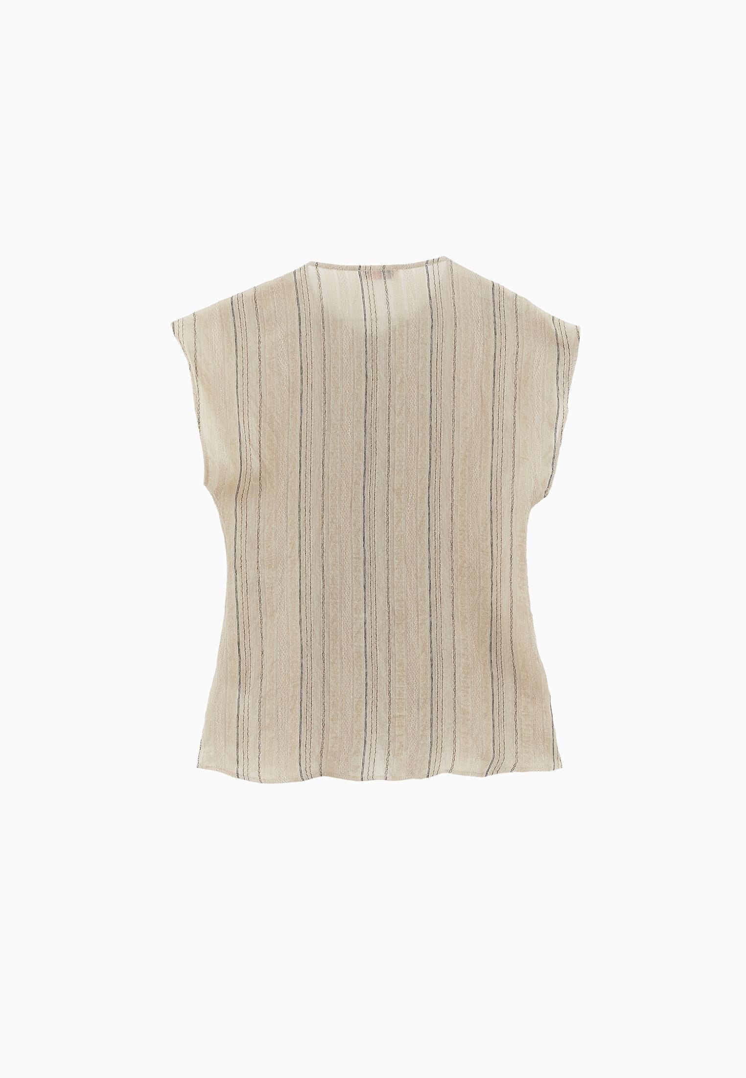 Embroidered Crew Neck Tunic Blouse - FEATHER GRAY