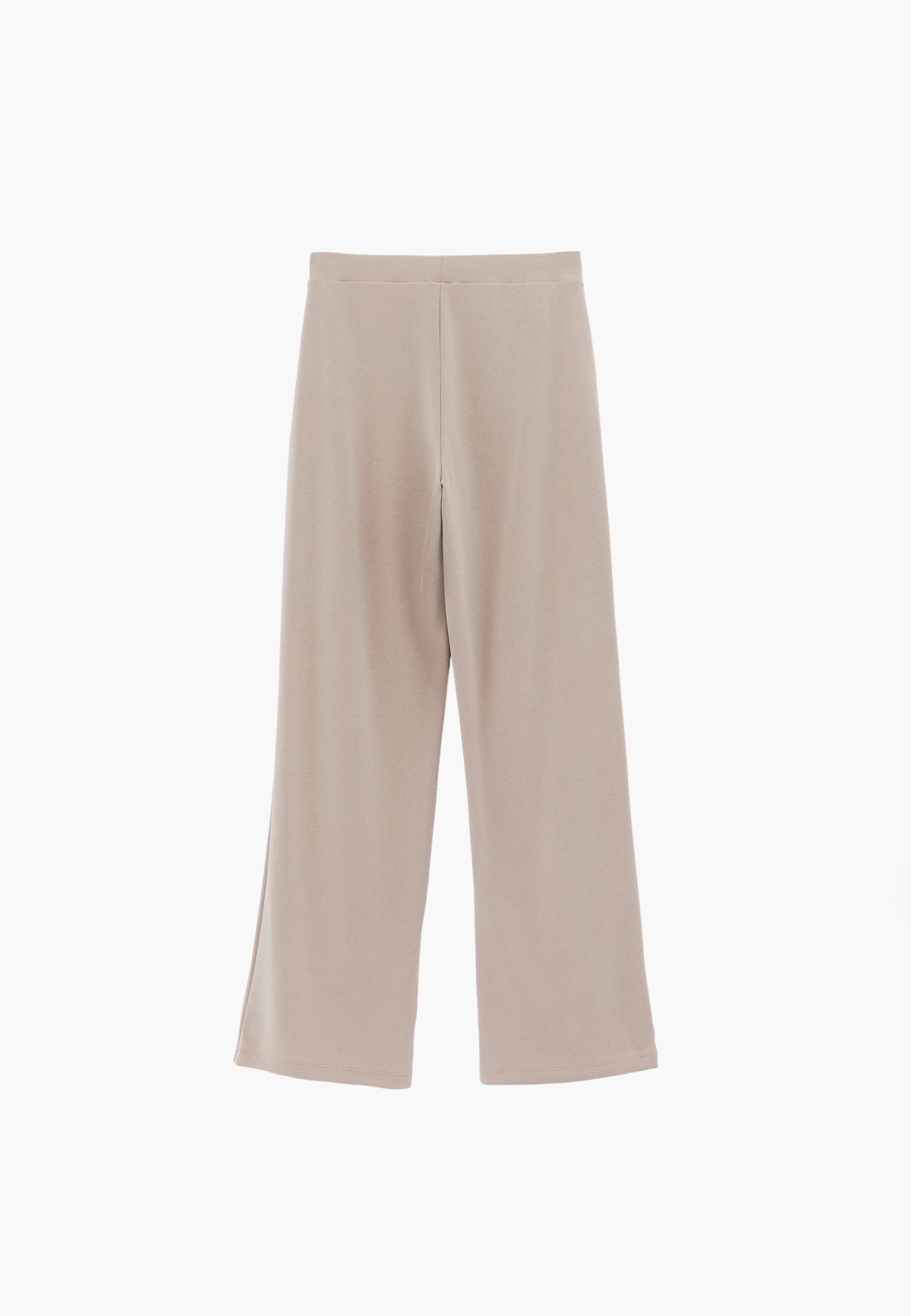 Straight Leg High Waist Sweatpant - FEATHER GRAY