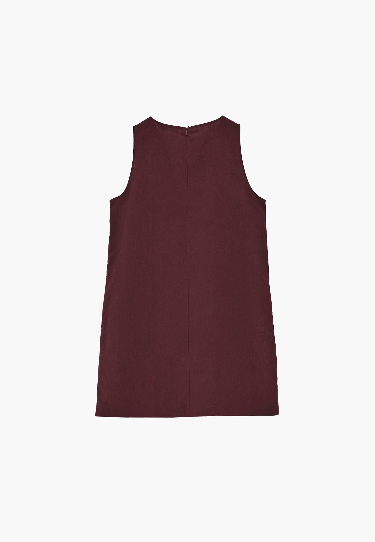 Buttoned Short Sleeve A-Line Women's Dress - FIG