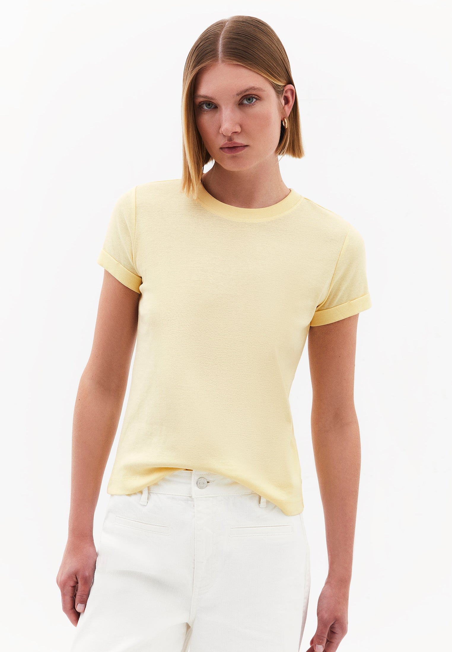 Crew Neck Short Sleeve T-Shirt - FLAN