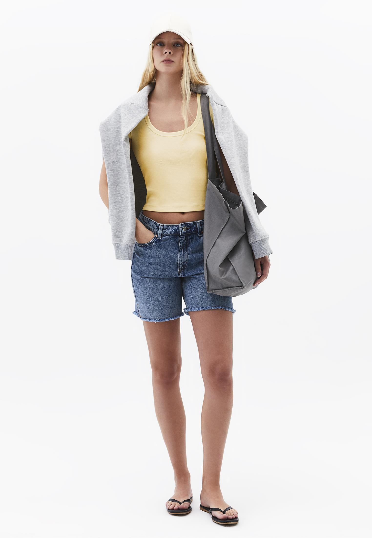 U Neck Bodycon T-Shirt - FLAN