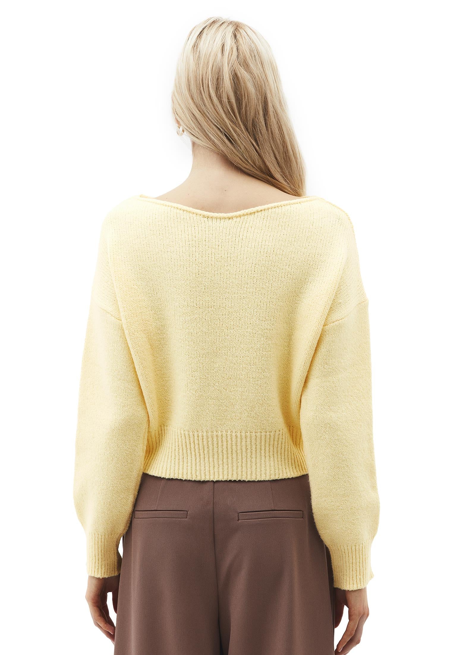 Boat Neck Sweater - FLAN