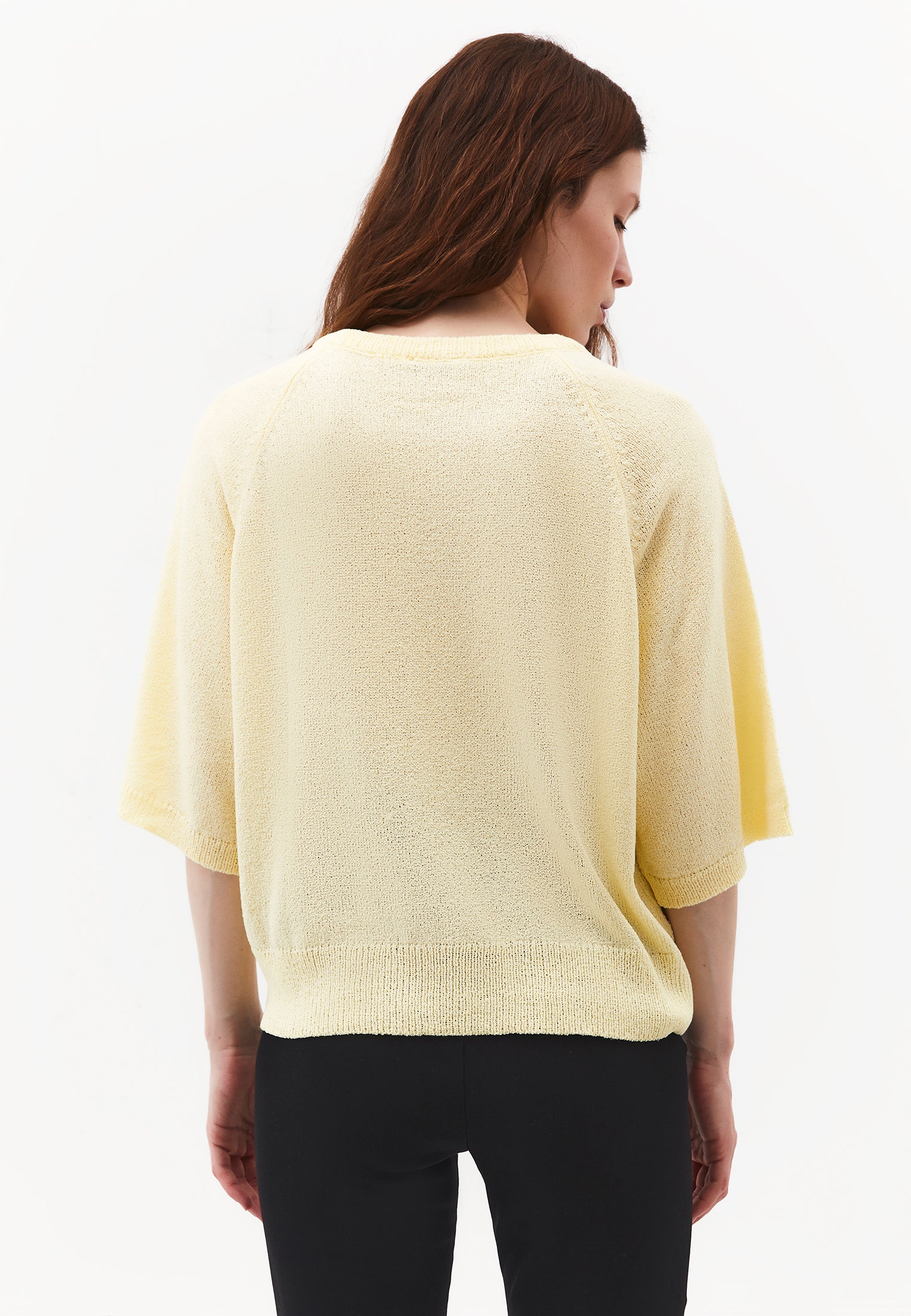 Crew Neck Raglan Sleeve Sweater - FLAN