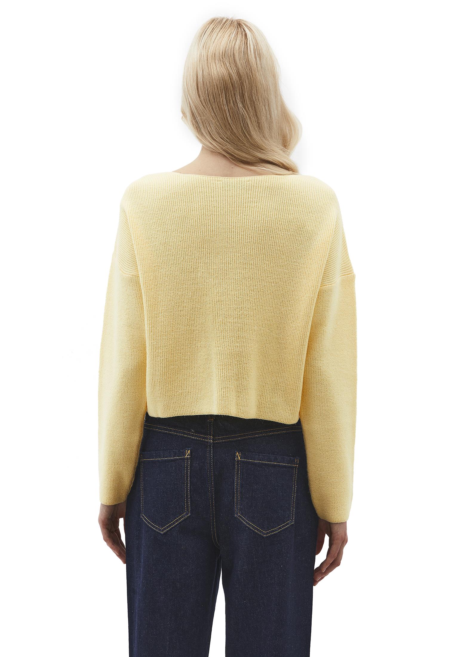 Boat Neck Long Sleeve Sweater - FLAN