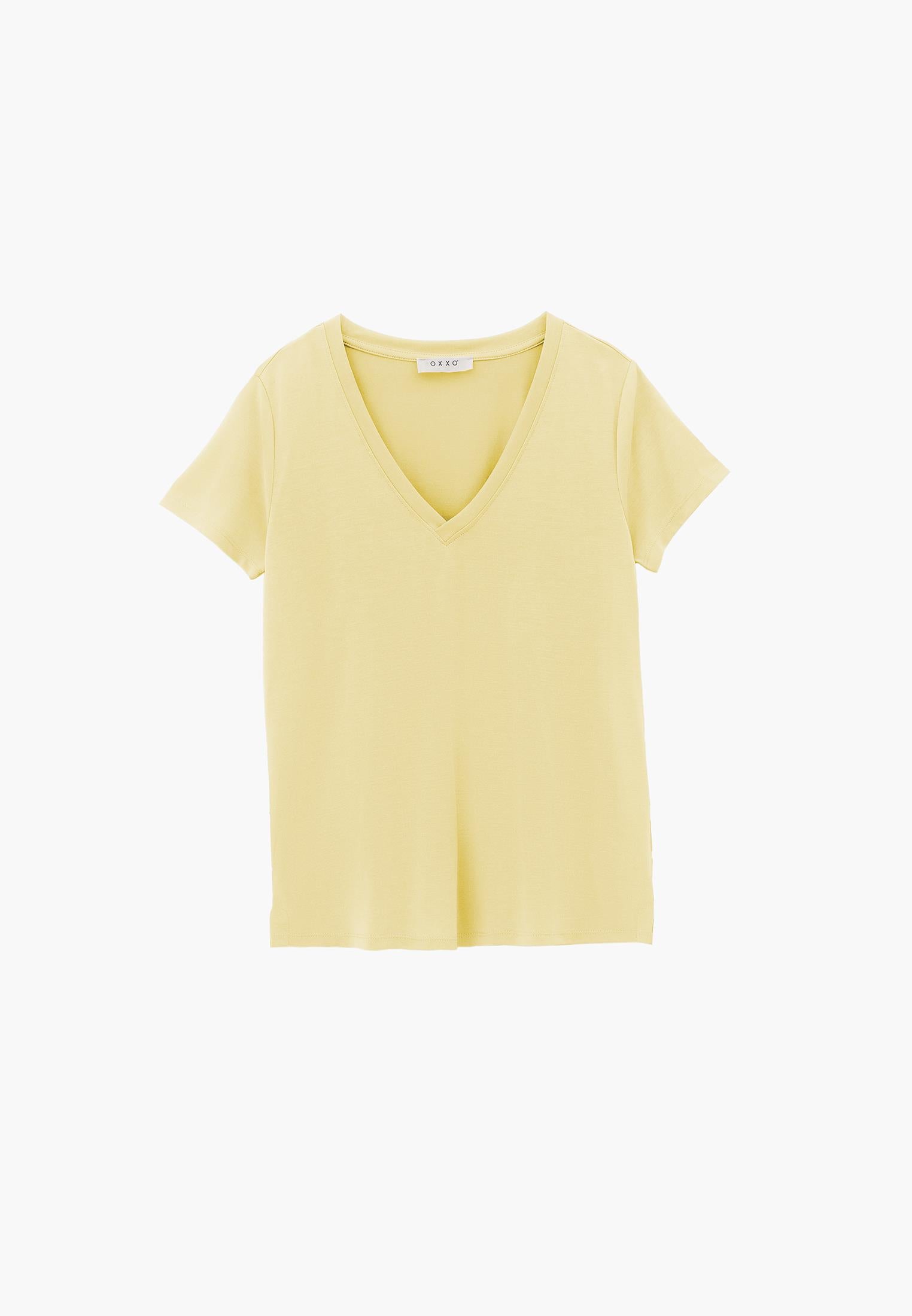 V Neck T-Shirt - FLAN