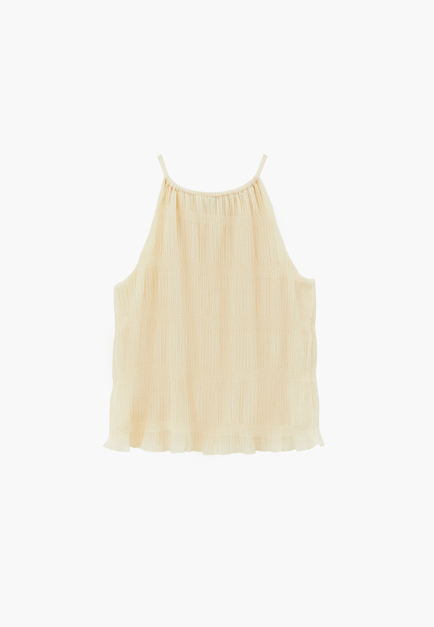 Sleeveless Halter Neck Blouse - FLAN