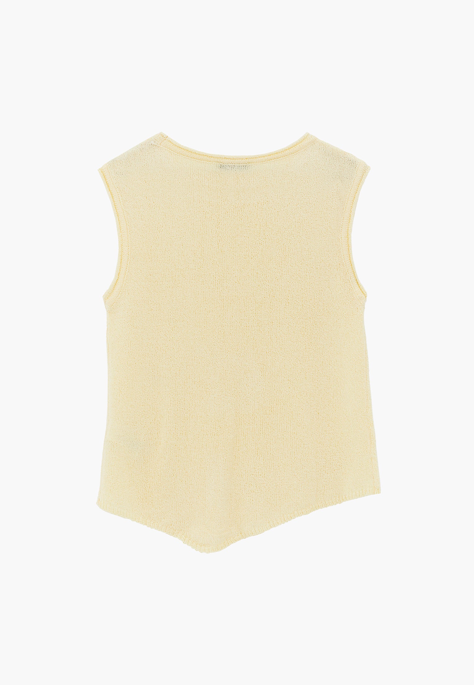 Asymmetric Tunic Knit Tank - FLAN
