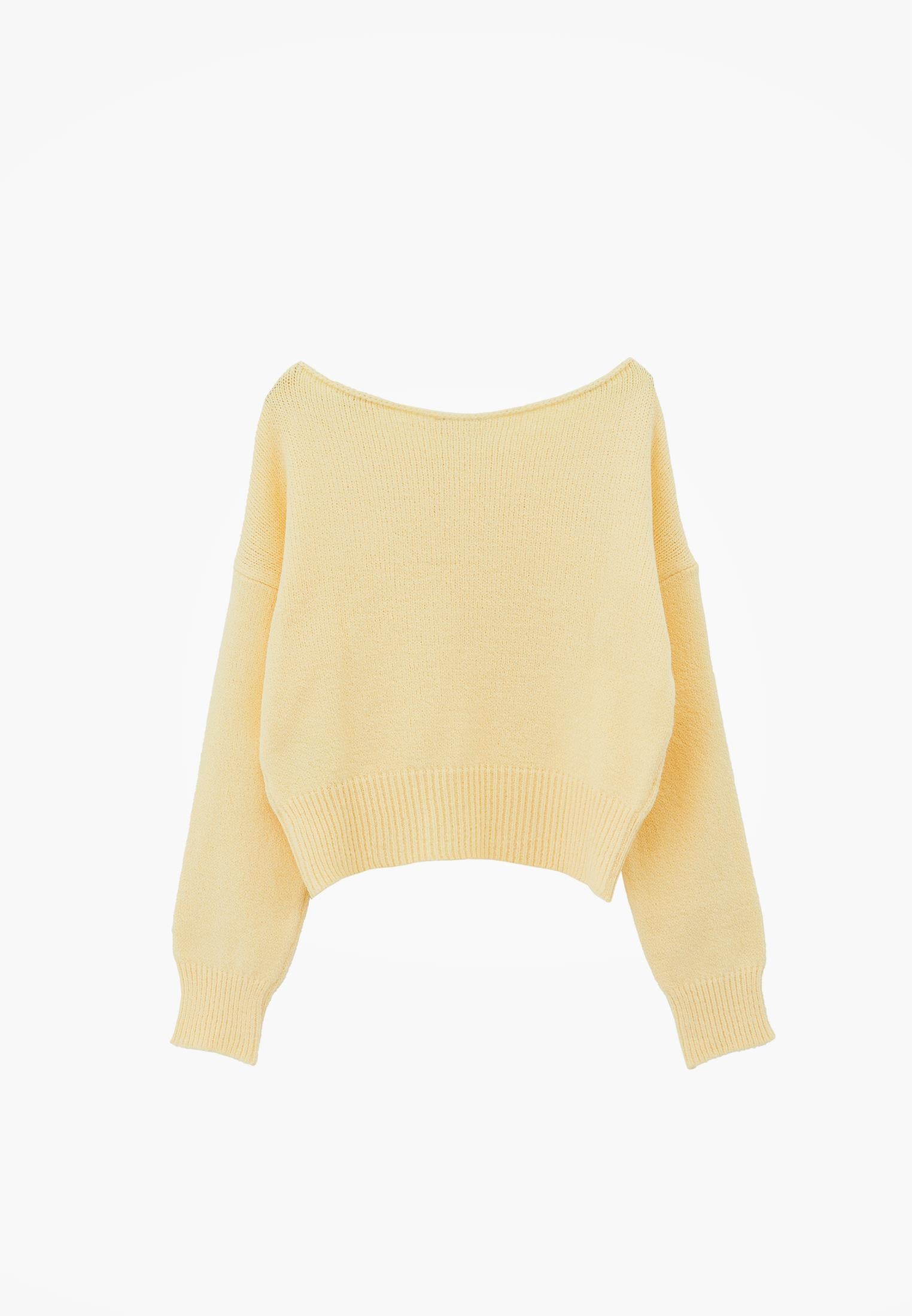Boat Neck Sweater - FLAN