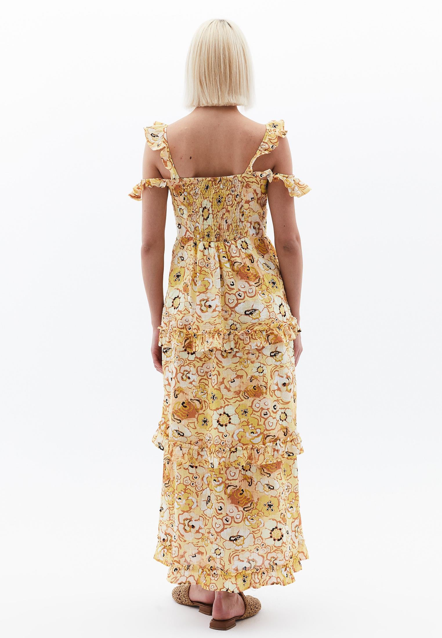 A-Line Dress - FLORAL COMB