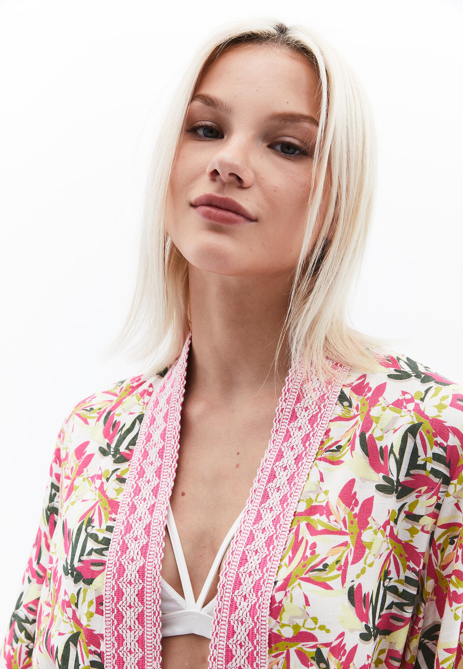Long Kimono - FLORAL COMB