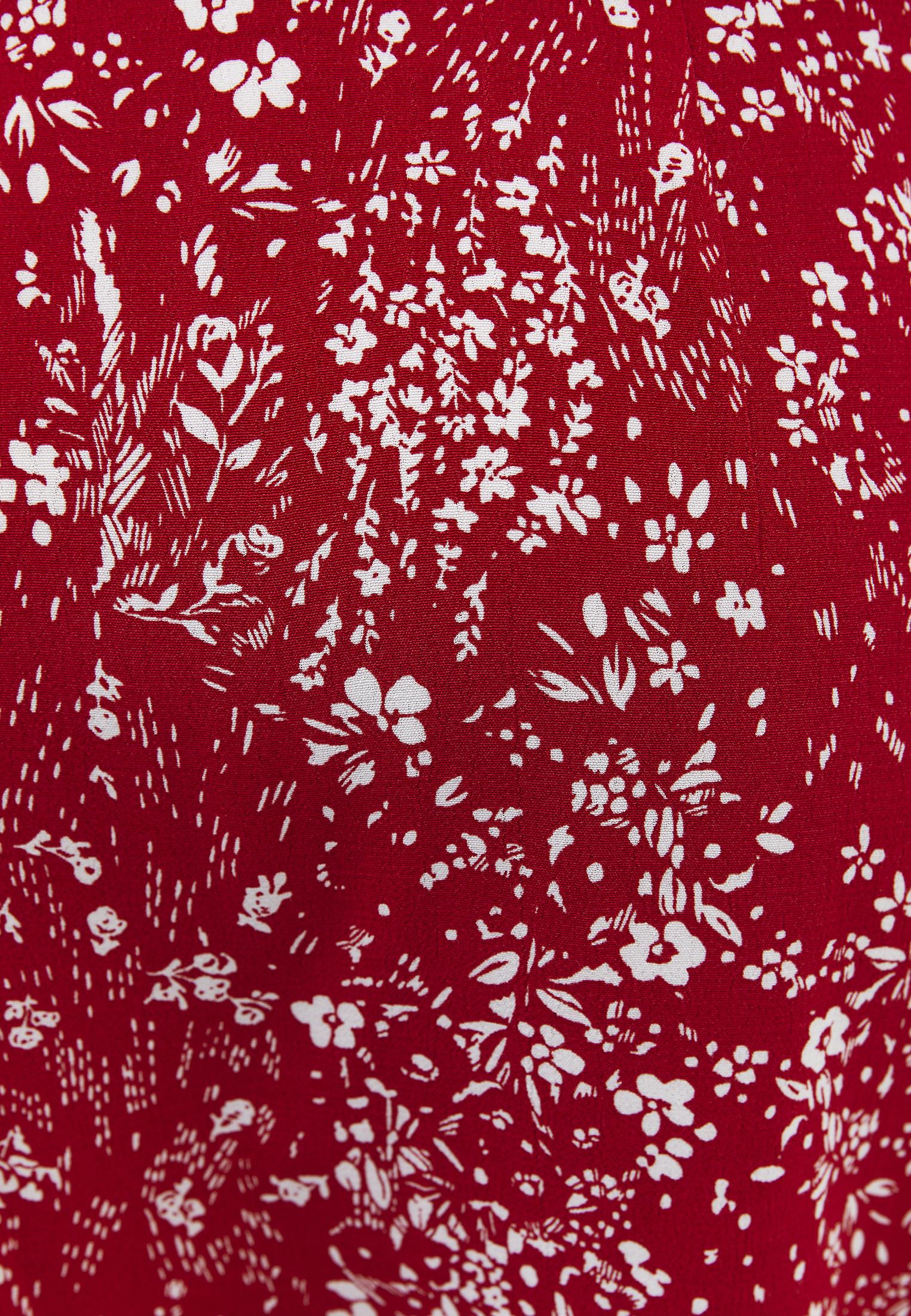 High Waist Printed Flared Midi Skirt - FLORAL PRINT
