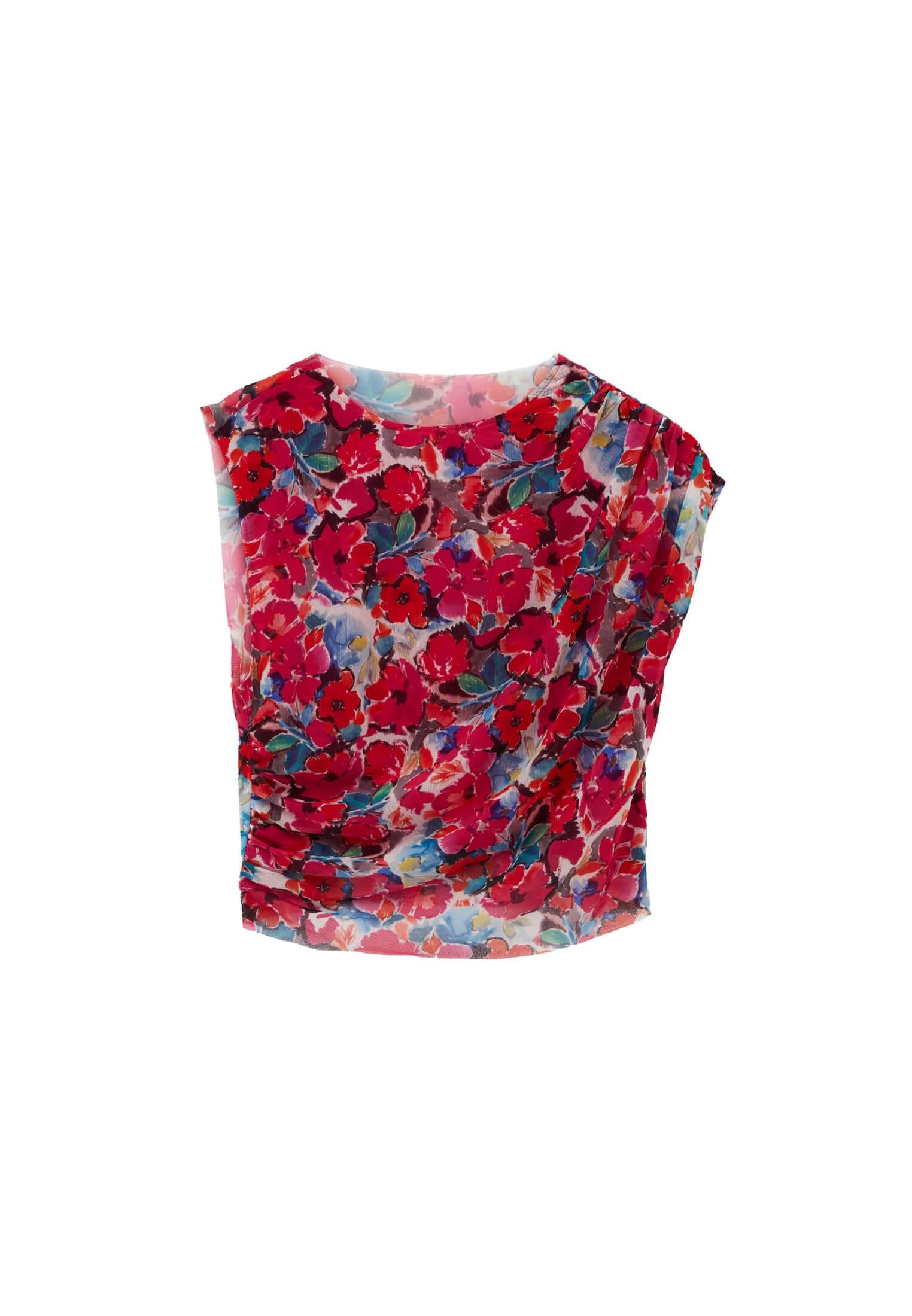 Mesh Undershirt - FLOWER COMB