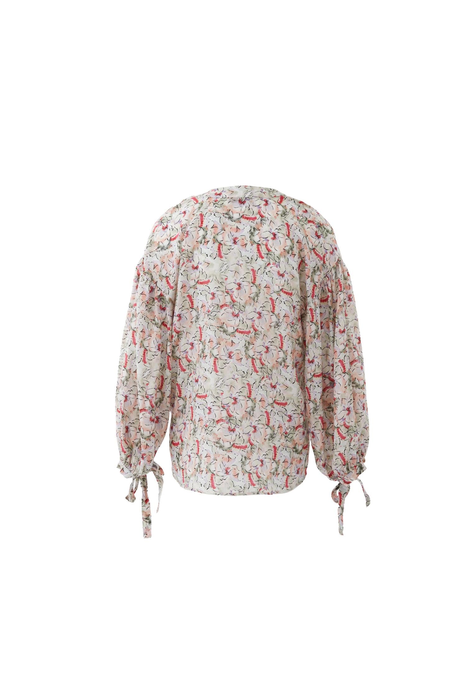 Oversize Linen Blouse - FLOWER COMB
