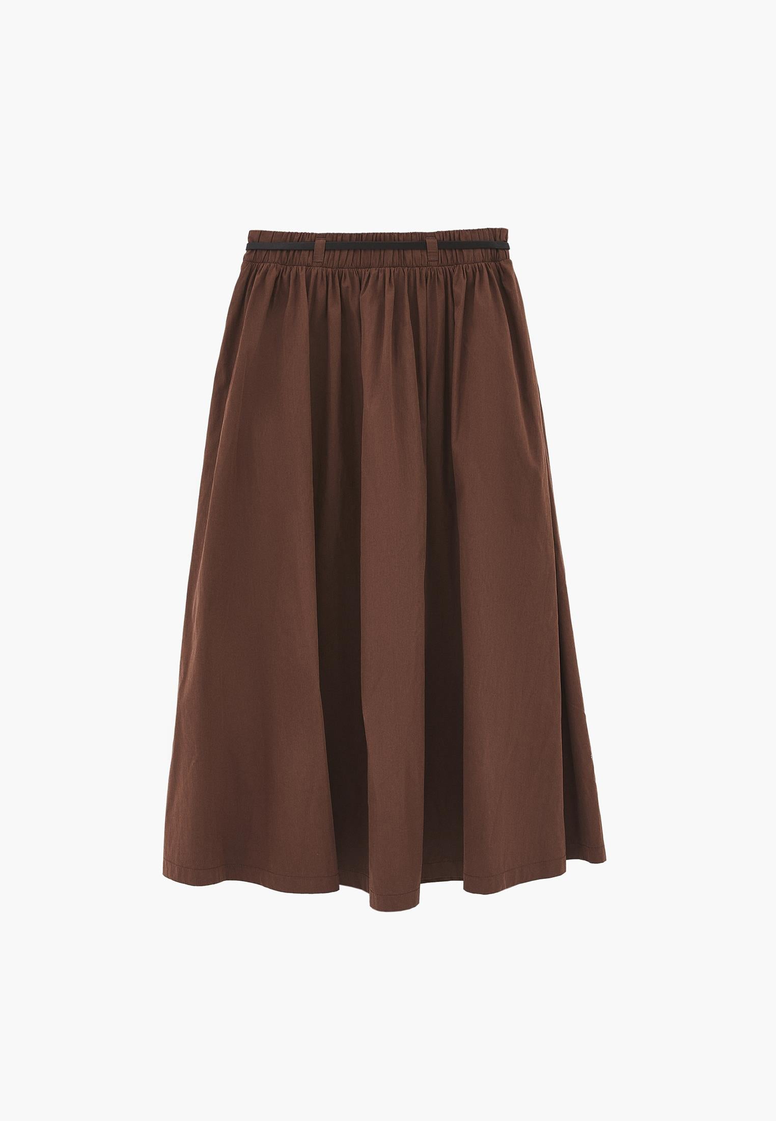 A-Line Long Skirt - FONDUE FUDGE