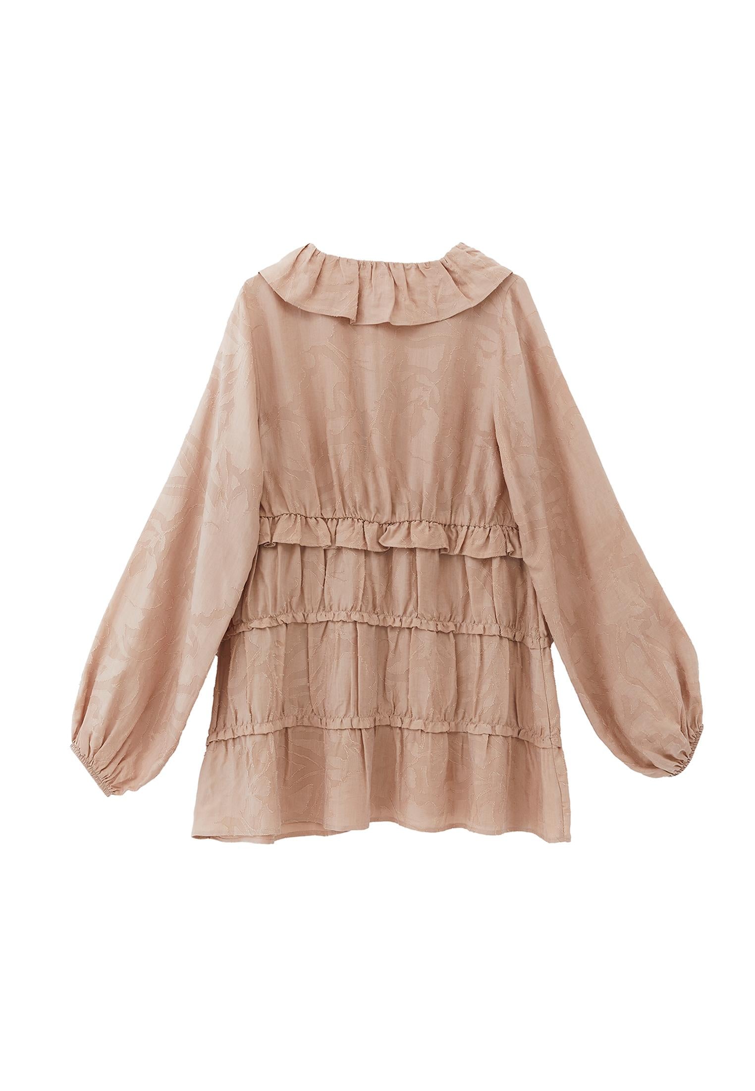 Mini Dress With Balloon Sleeves - FRAPPE