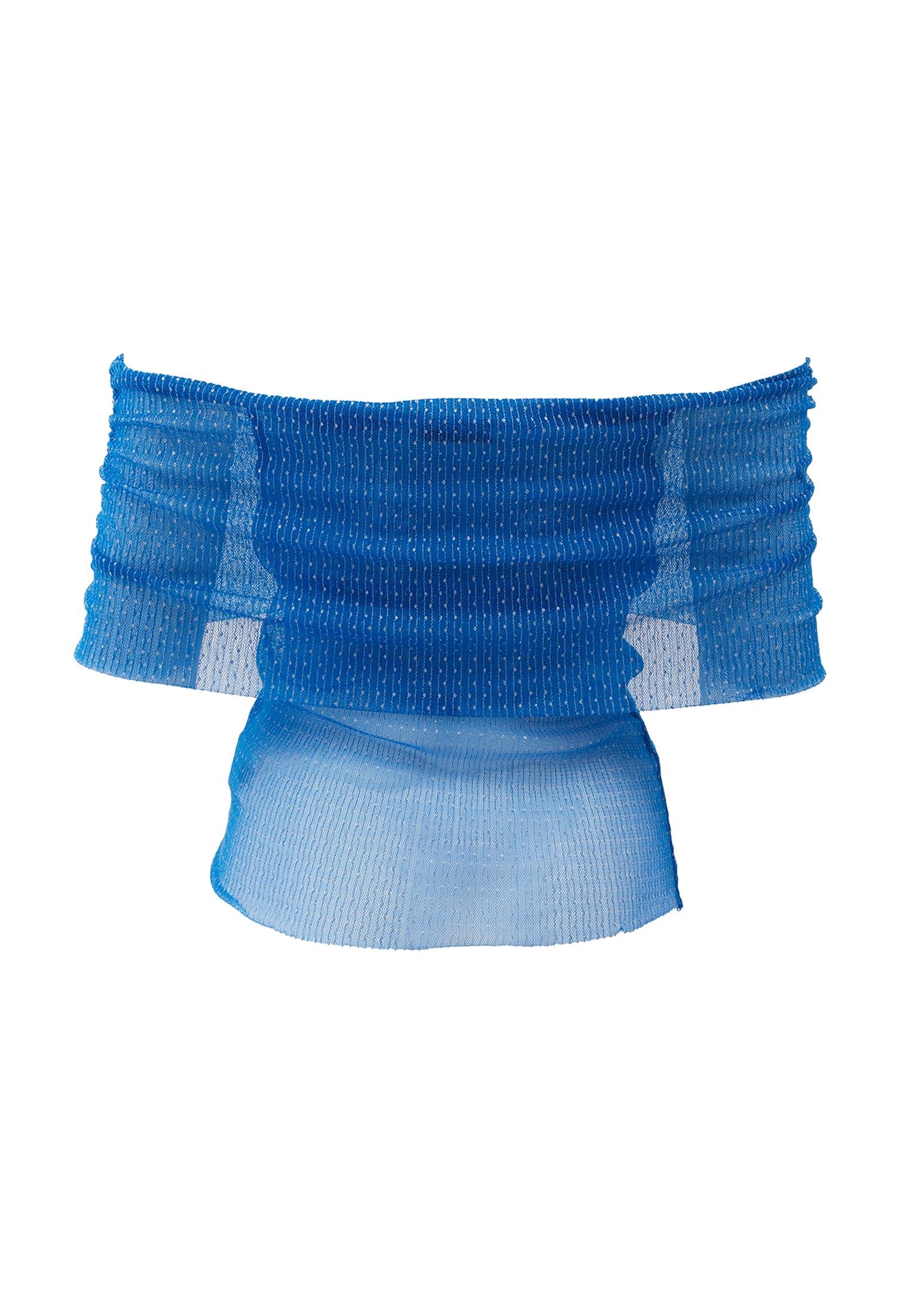 Standard Blouse With Dropped Shoulder - FRENCH BLUE