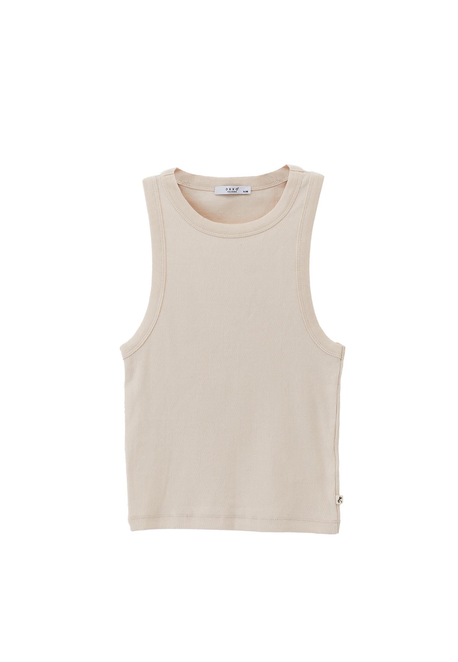 Halter Neck Sleeveless Tank - FRENCH OAK