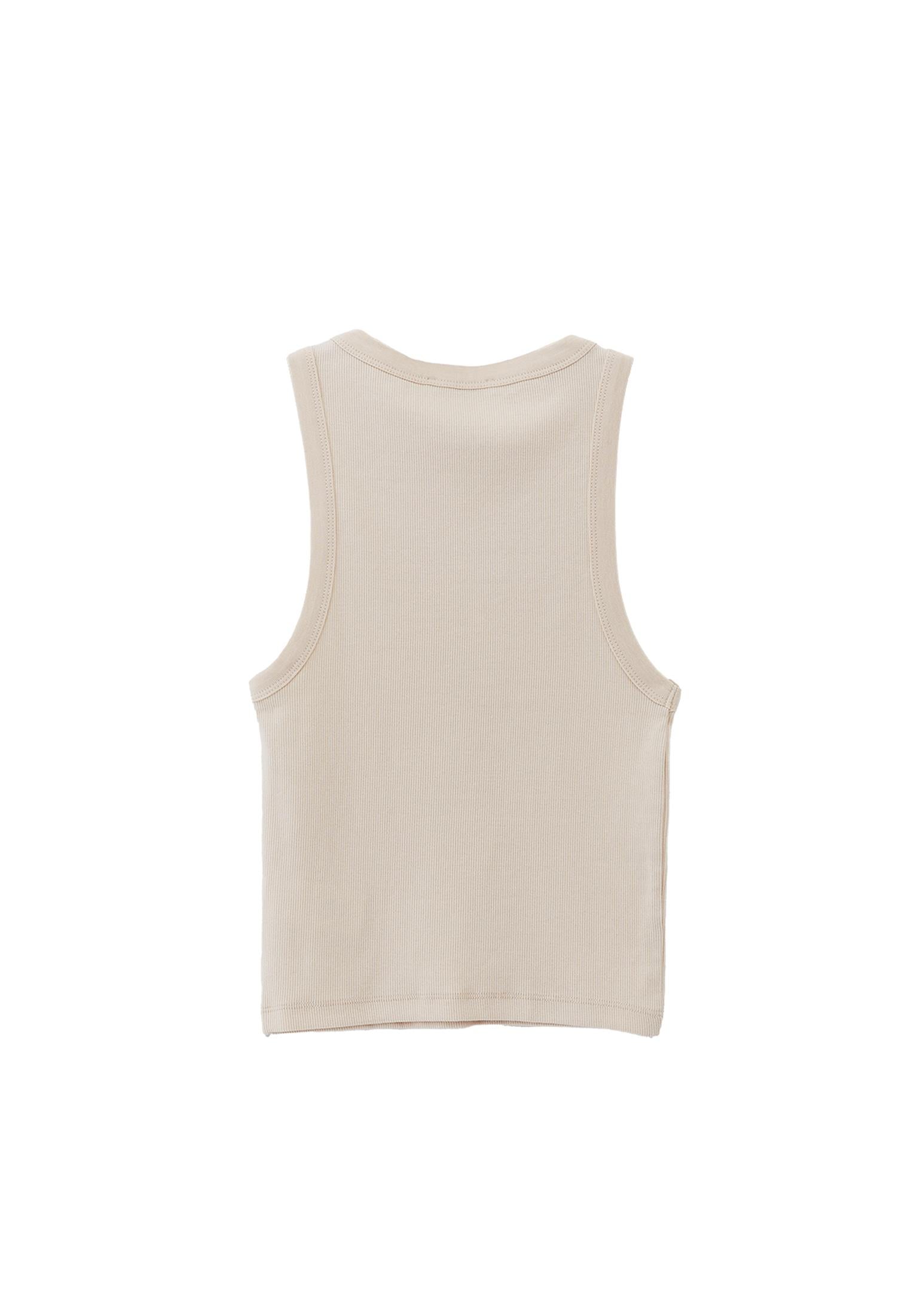 Halter Neck Sleeveless Tank - FRENCH OAK