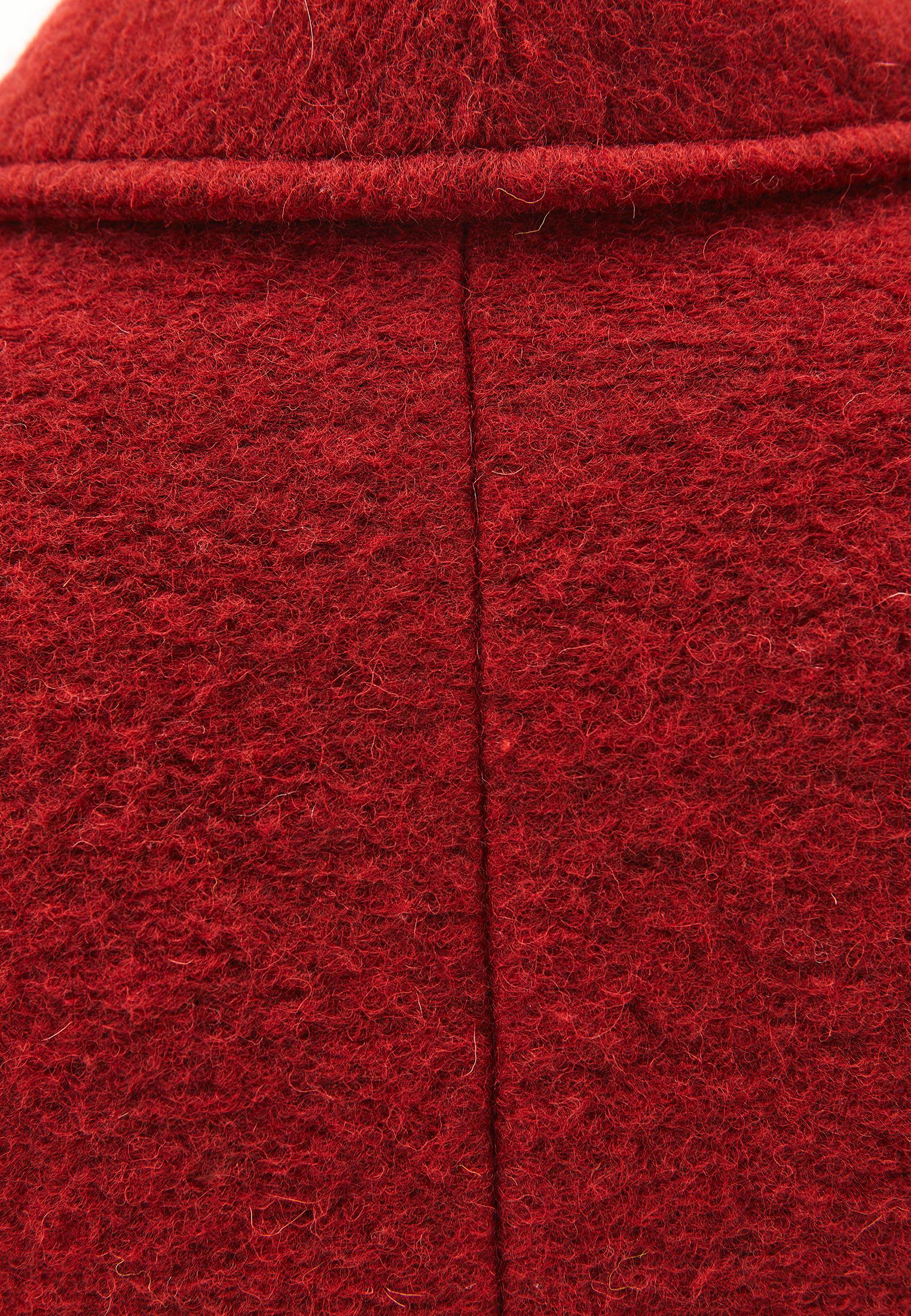 Long Coat With Shawl Collar And Belt Detail - FRIED BRICK