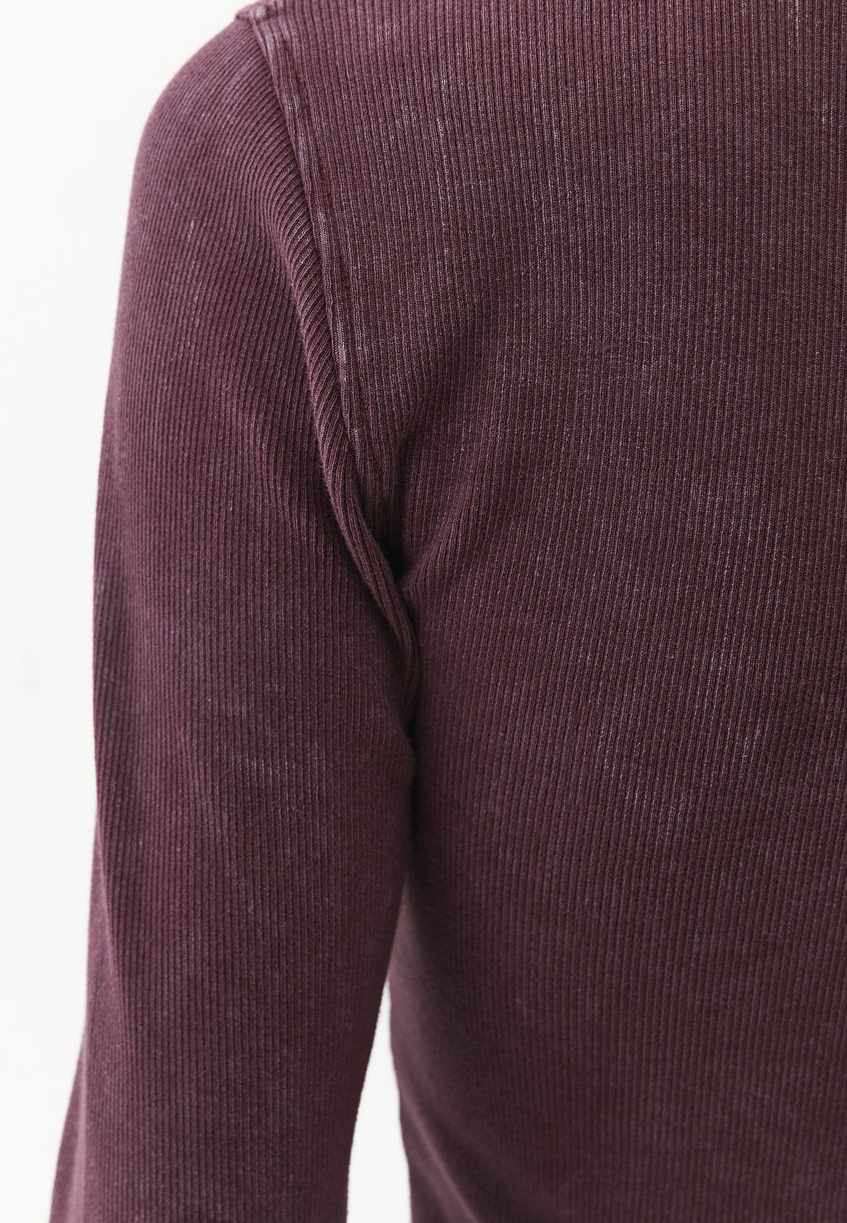Crew Neck Long Sleeve Bodycon T-Shirt - FUDGE