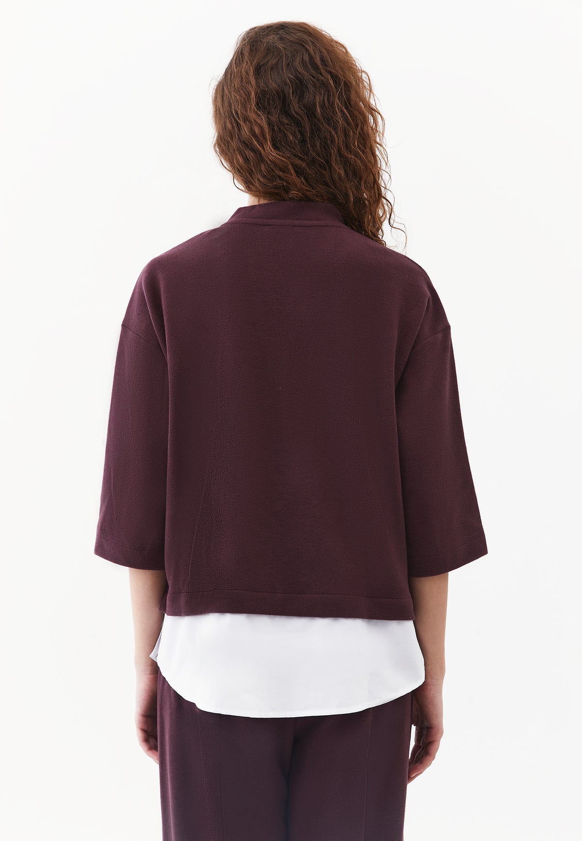 Crew Neck Short Sleeve T-Shirt - FUDGE