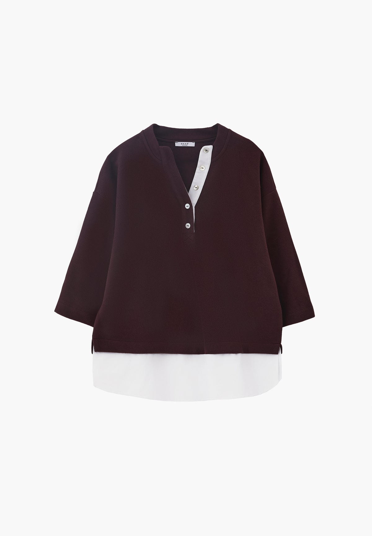 Crew Neck Short Sleeve T-Shirt - FUDGE