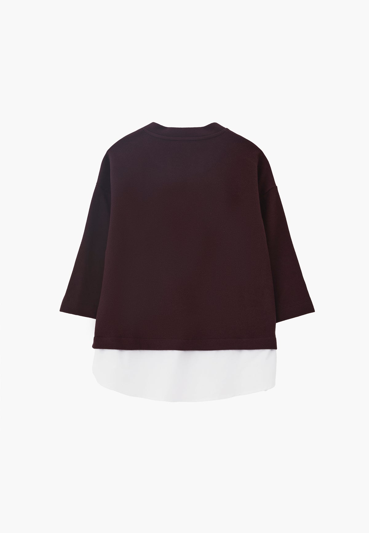 Crew Neck Short Sleeve T-Shirt - FUDGE