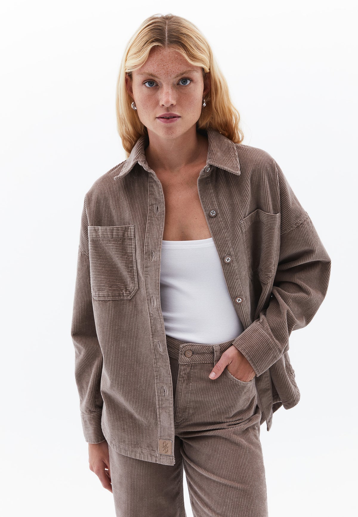 Oversize Long Sleeve Shirt - FUNGI