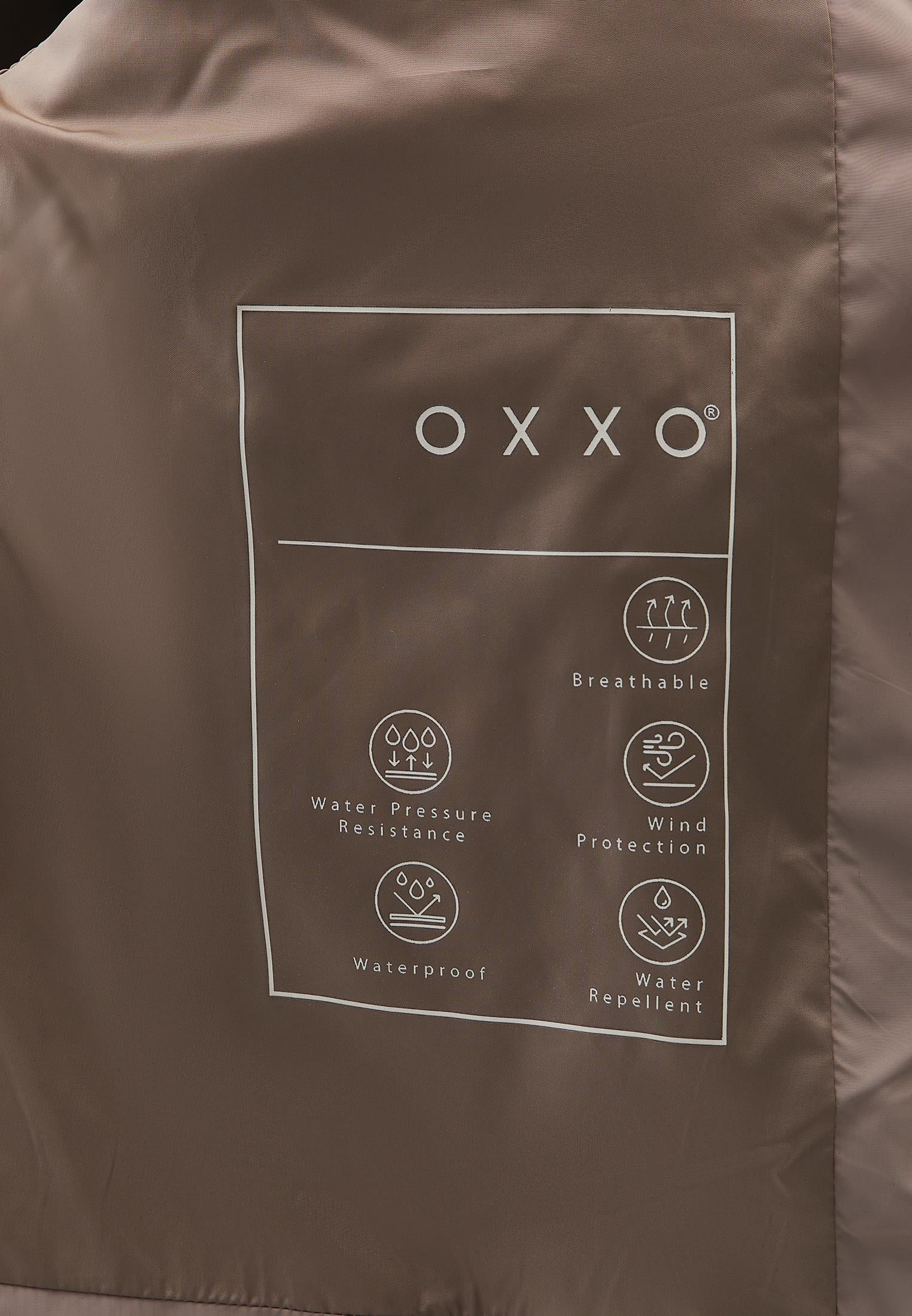 Hooded Cropped Jacket - CROCKERY/FUNGI