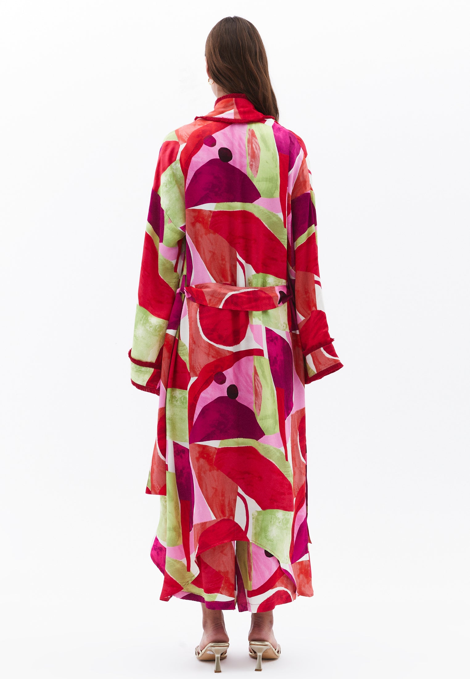 Long Oversize Kimono - GEO COMB
