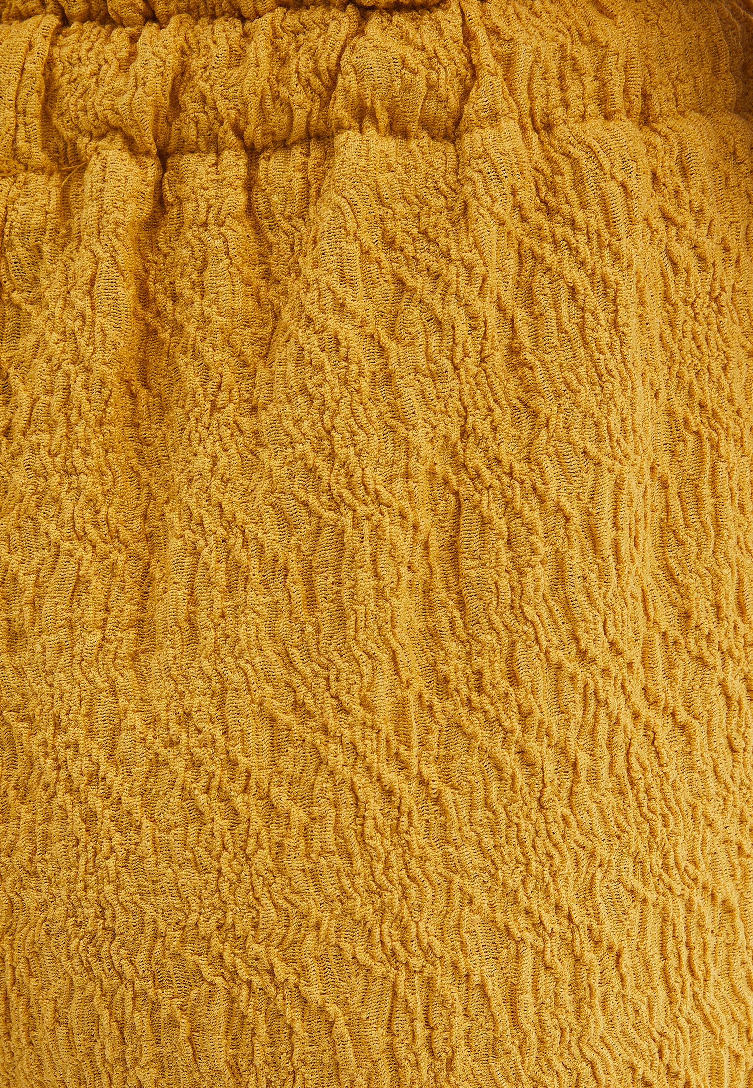 High Waist Midi Culotte Pants - GOLDEN SPICE