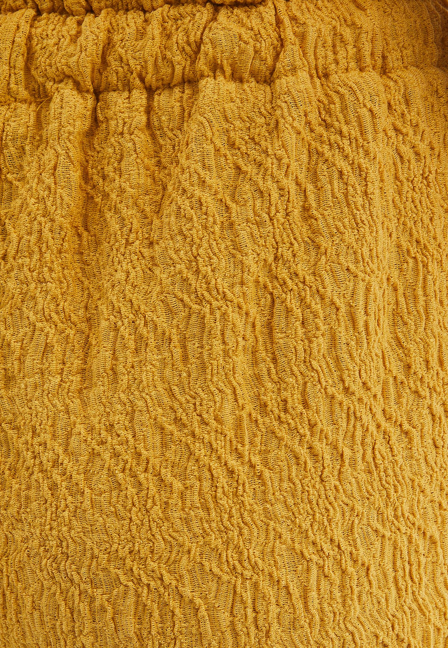 High Waist Midi Culotte Pants - GOLDEN SPICE