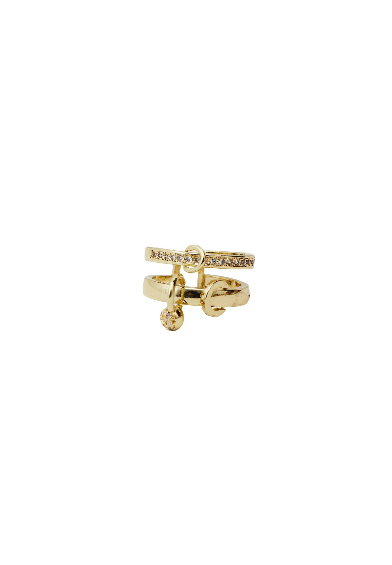 Round Ring Detailed Accessory - GOLD