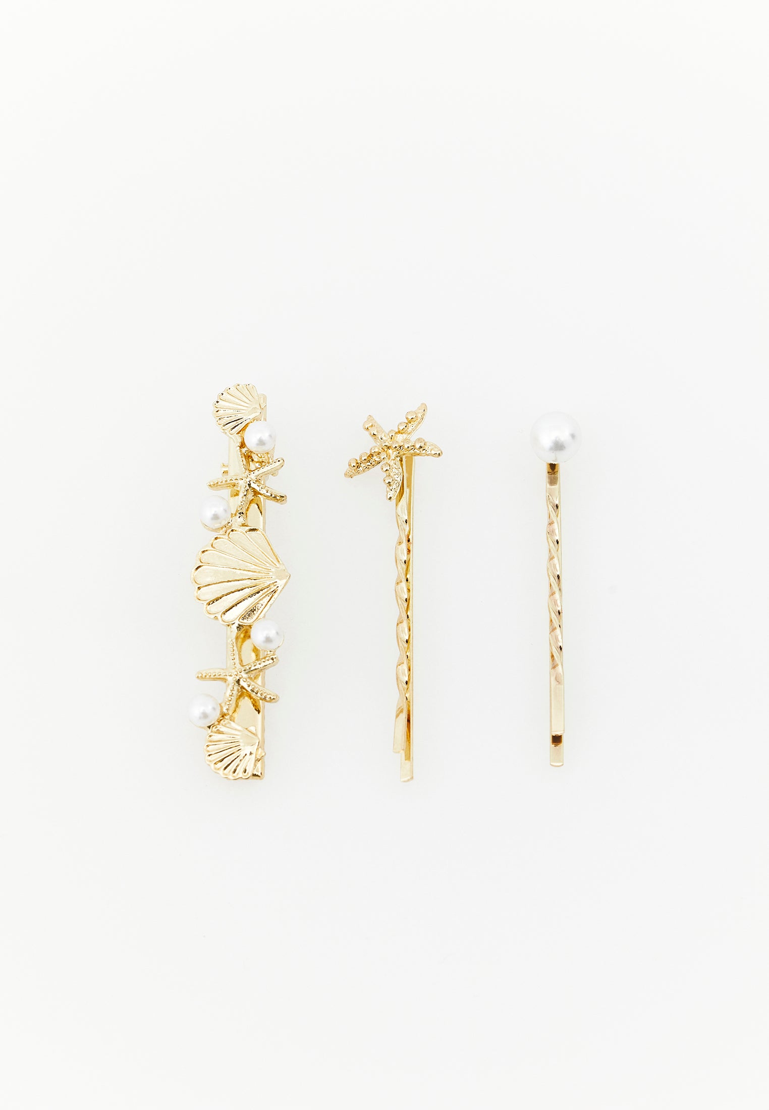 Hair Clip Set - GOLD