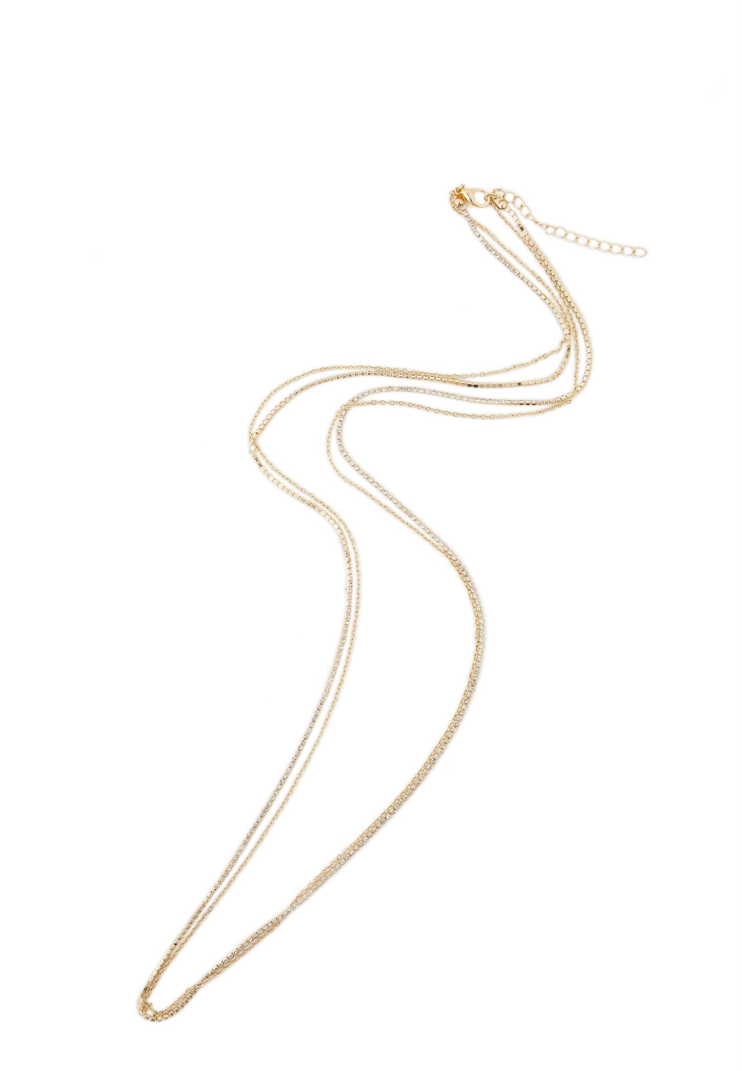 Eye-Catching Necklace Model - GOLD