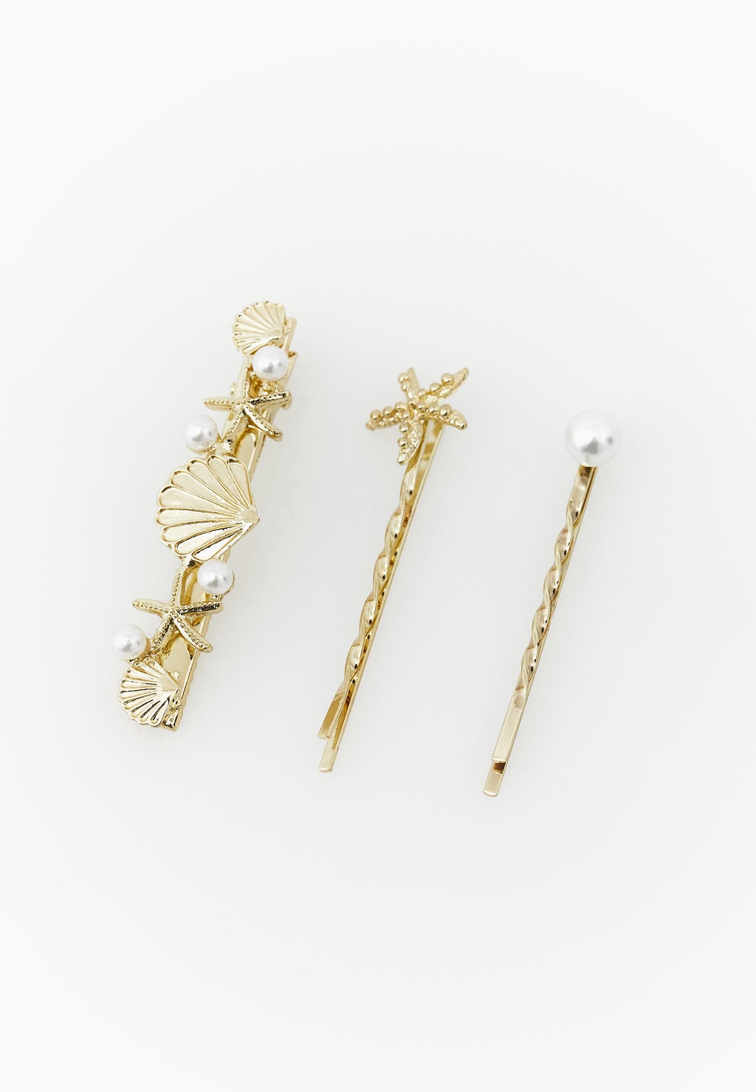 Hair Clip Set - GOLD