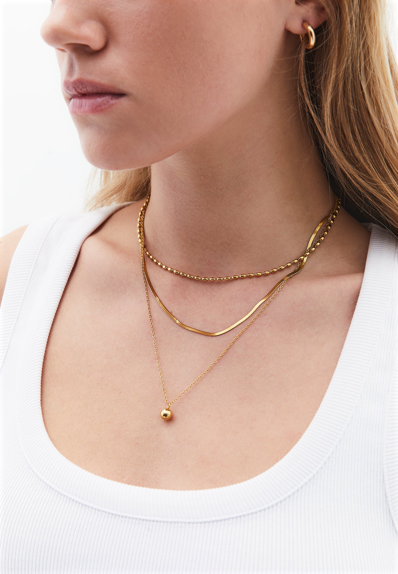 Elegant Necklace Set - GOLD