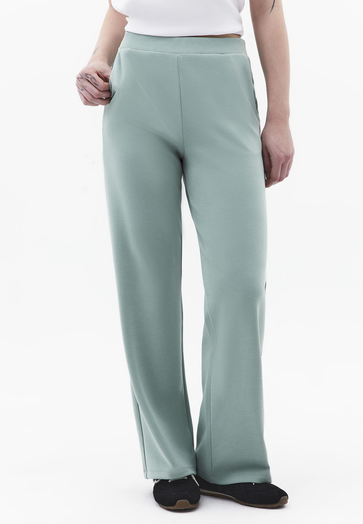 Straight Leg High Waist Sweatpant - GREEN BAY