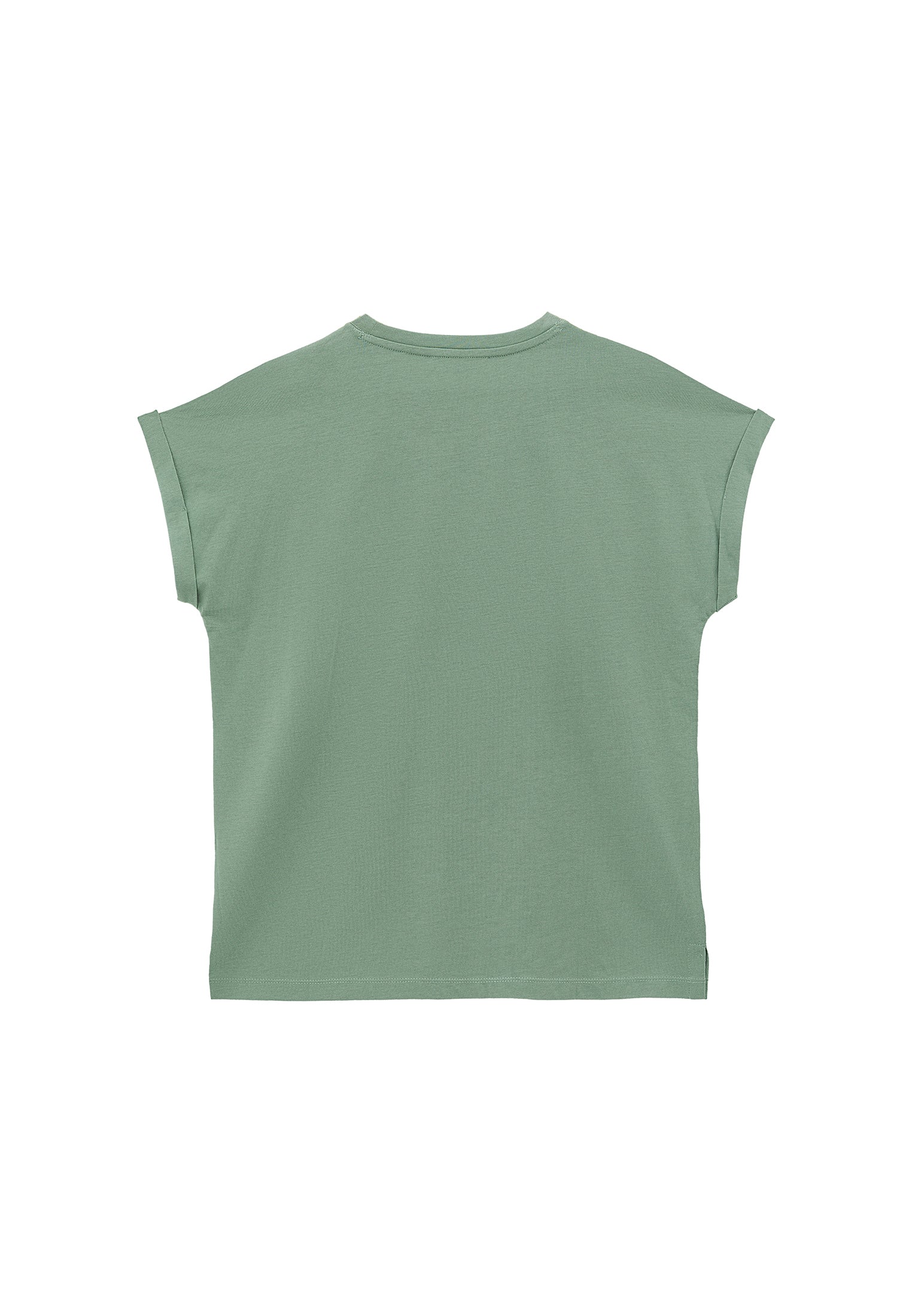 Boat Neck Loose Fit Short Sleeve T-Shirt - GREEN BAY
