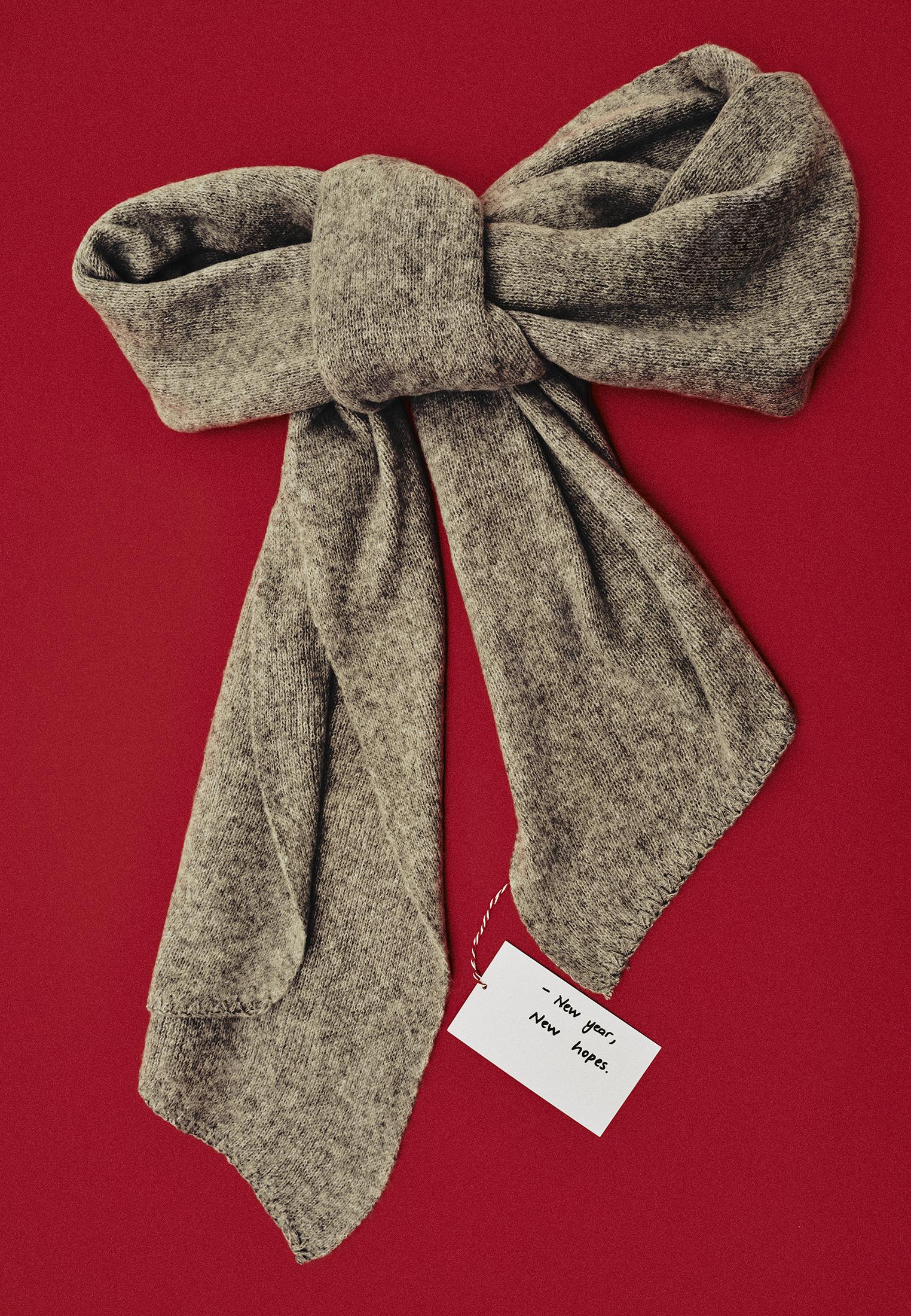 Scarf And Shawl - GREY MELANGE