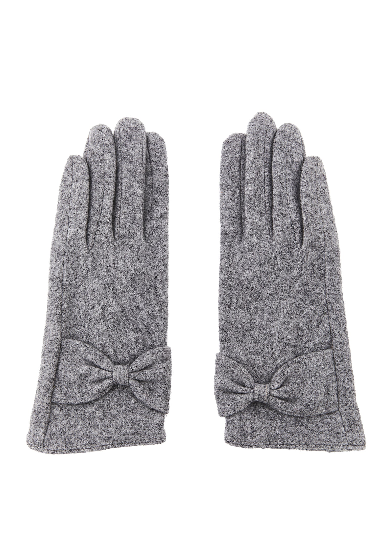 Winter Season Outfit Complementary Glove - GREY MELANGE