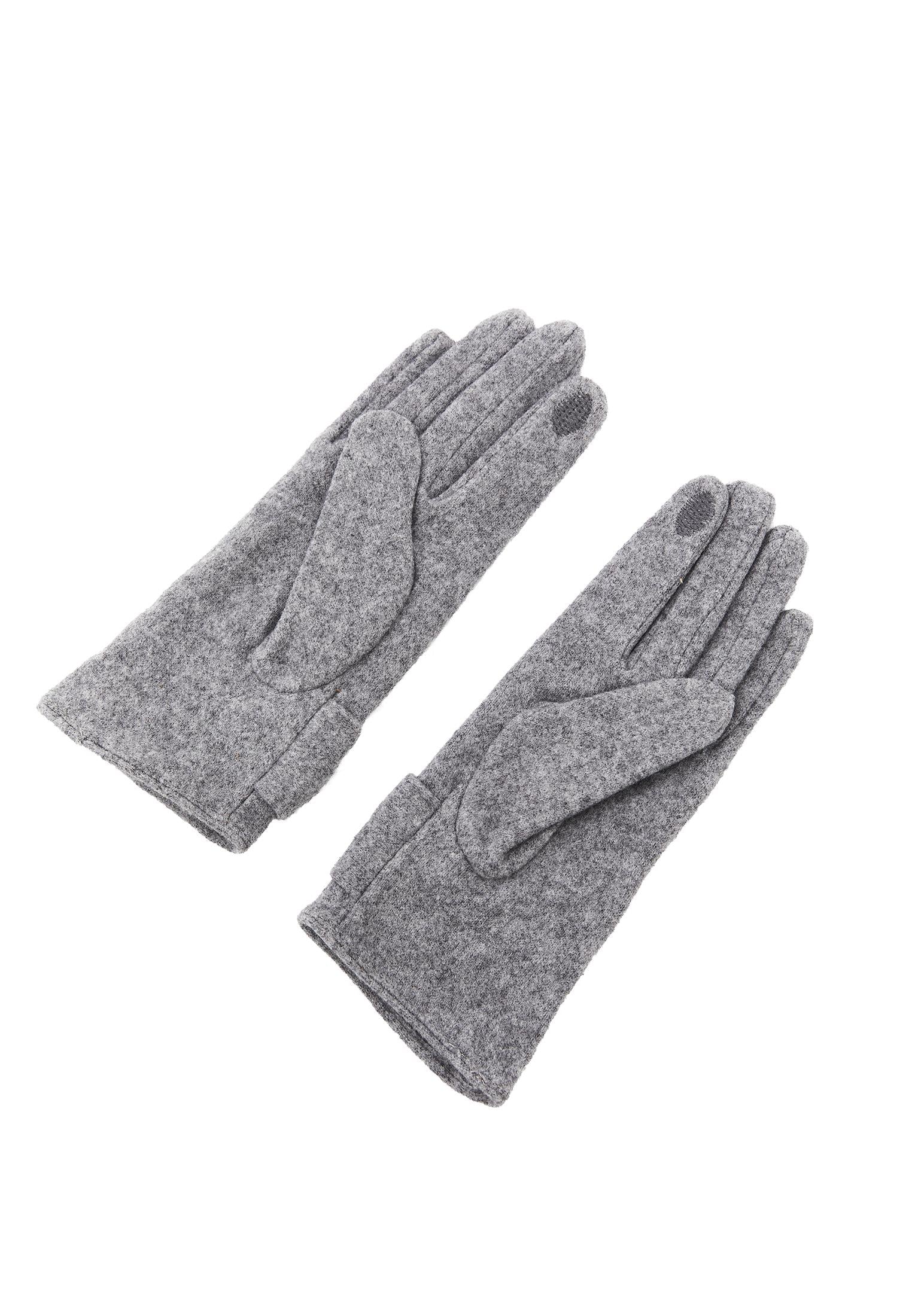 Winter Season Outfit Complementary Glove - GREY MELANGE