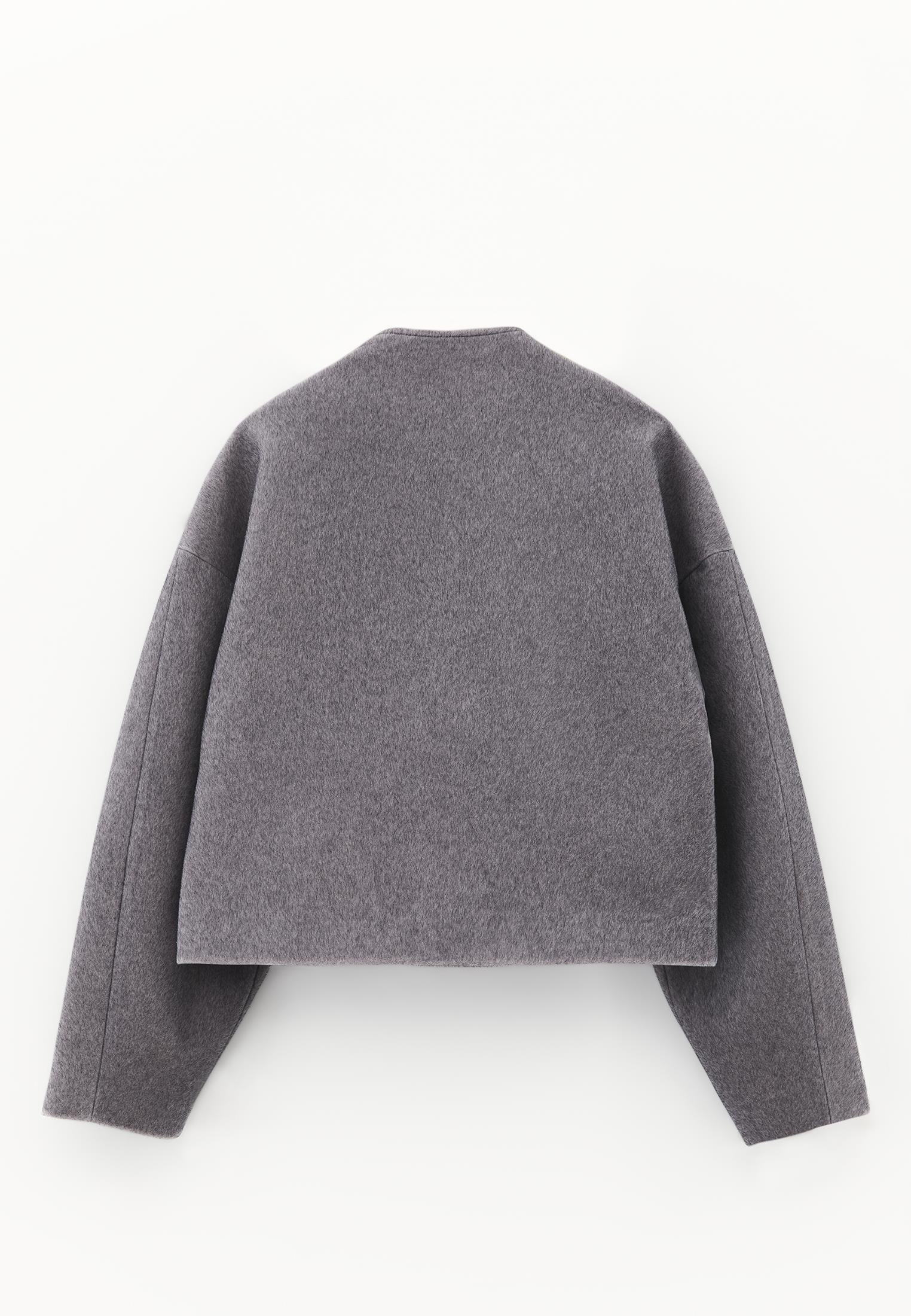 Women's Outerwear Coat - GREY MELANGE