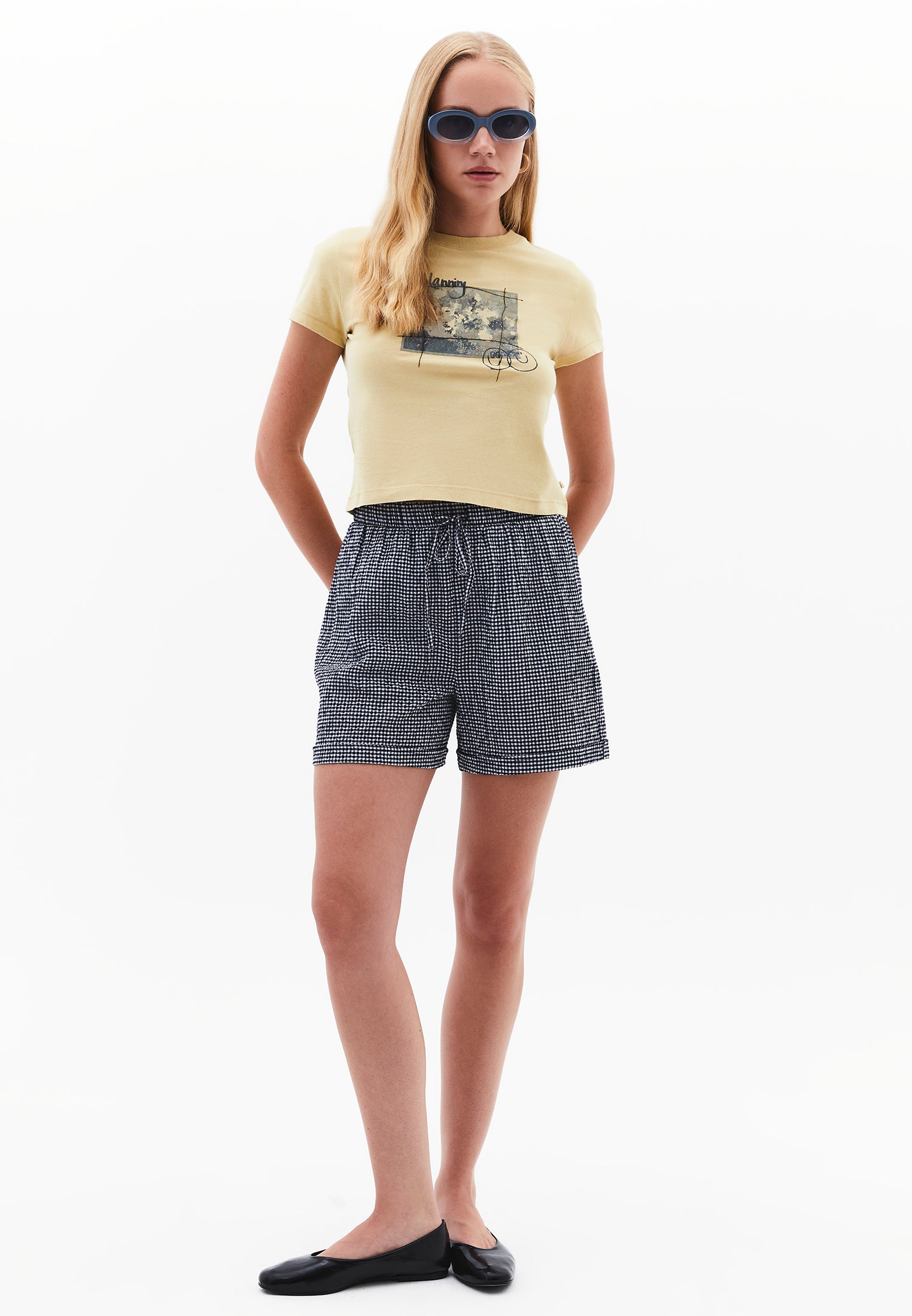 Crew Neck Printed T-Shirt - HEMP