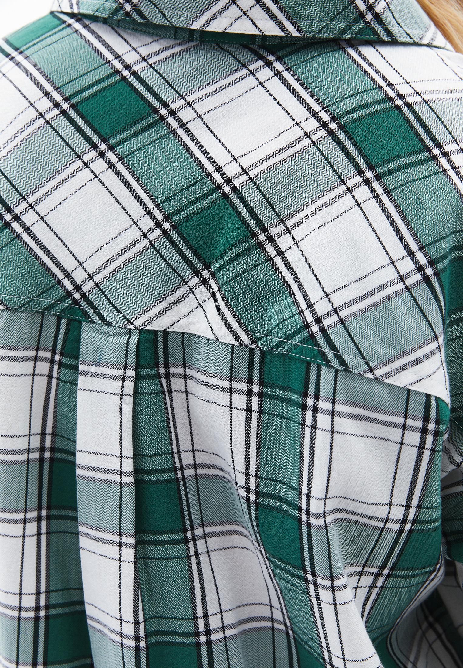 Oversize Buttoned Shirt - HUNTER GREEN CHECK