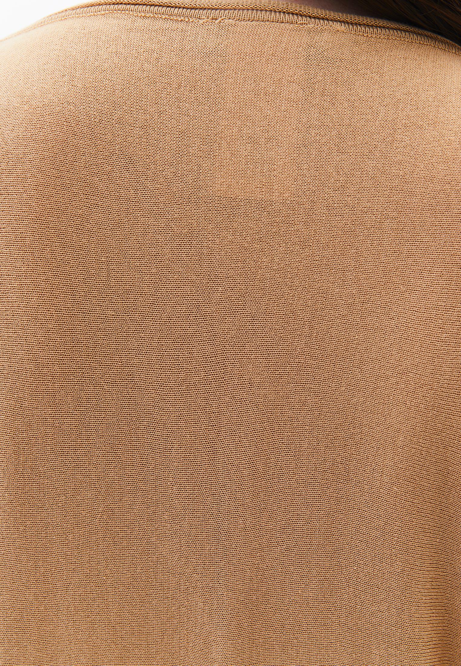 V Neck Long Sleeve Sweater - ICED COFFEE