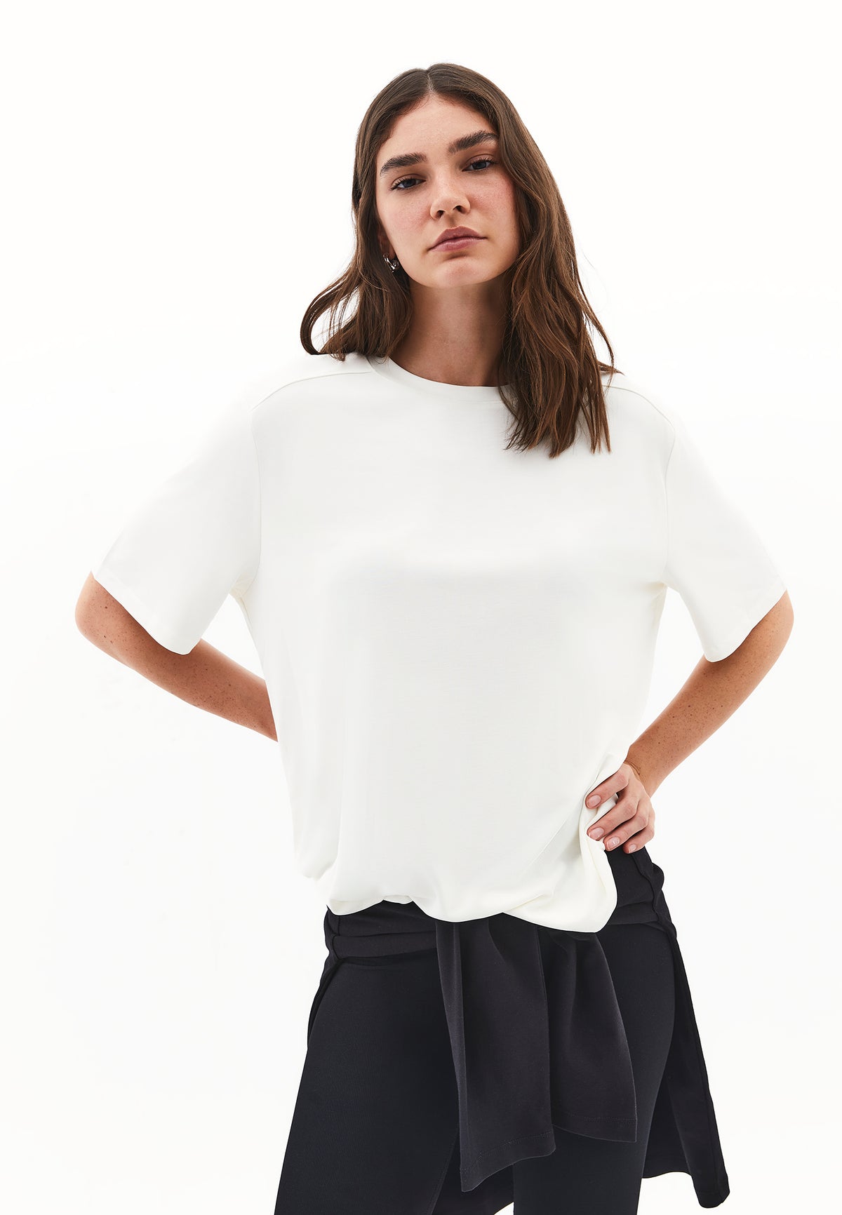 Oversize Tunic T-Shirt - ICE MILK
