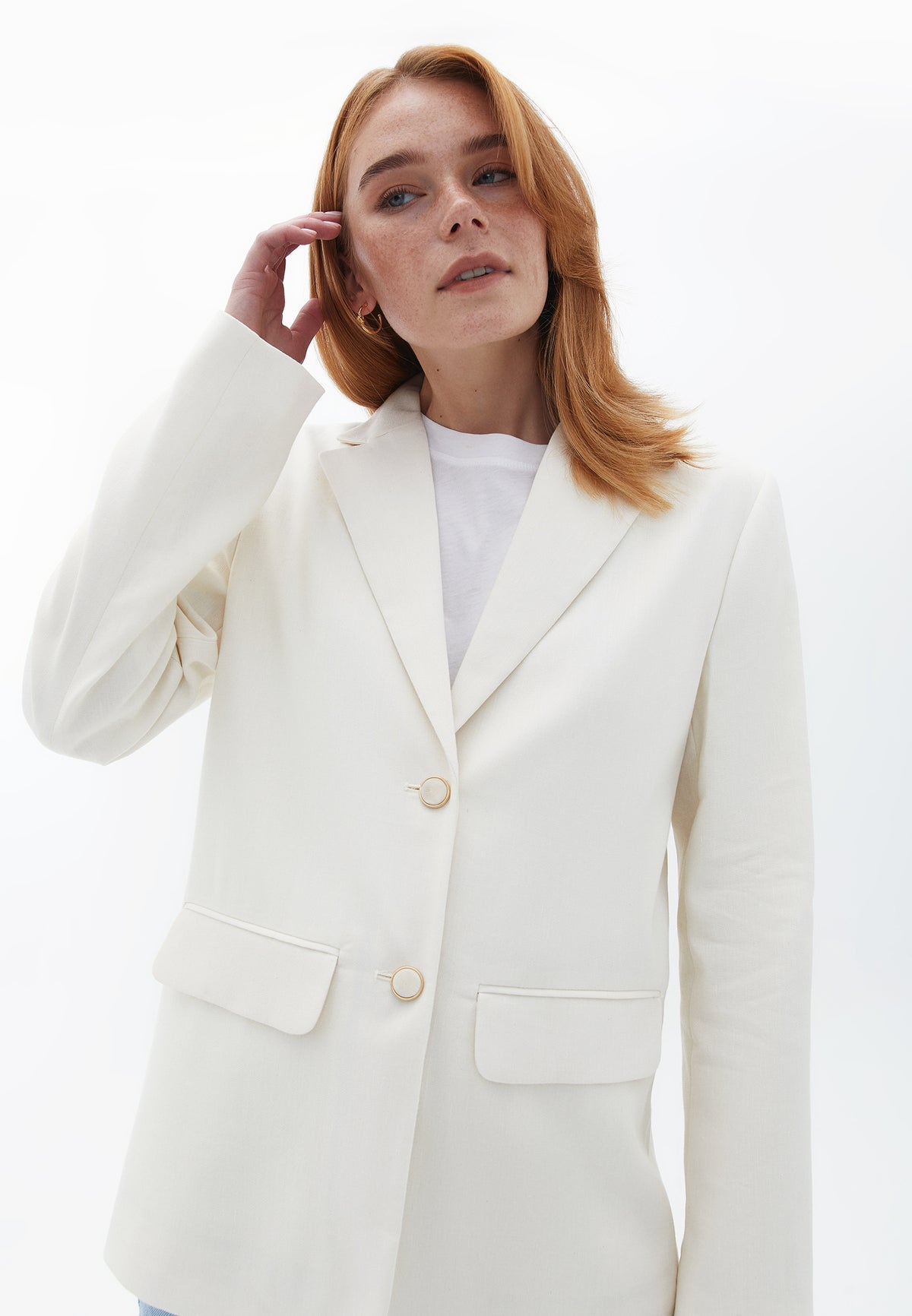 Oversize Jacket - ICE MILK