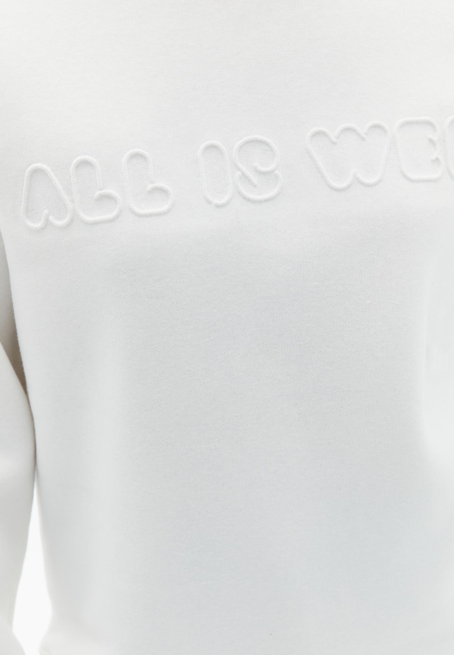 Oversize Tunic Sweatshirt - ICE MILK