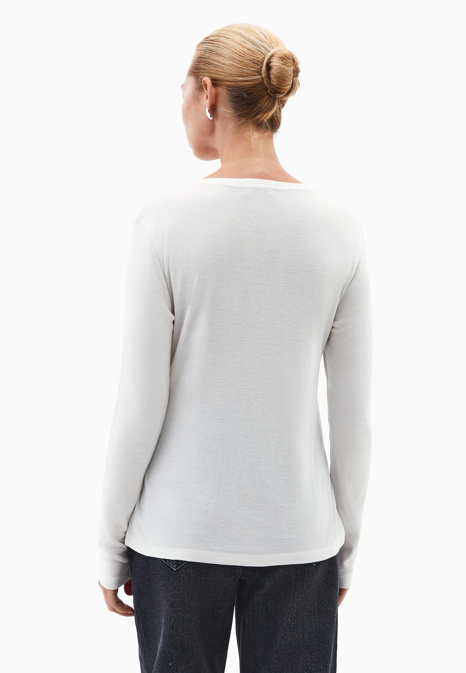 Slim Fit Crew Neck T-Shirt - ICE MILK
